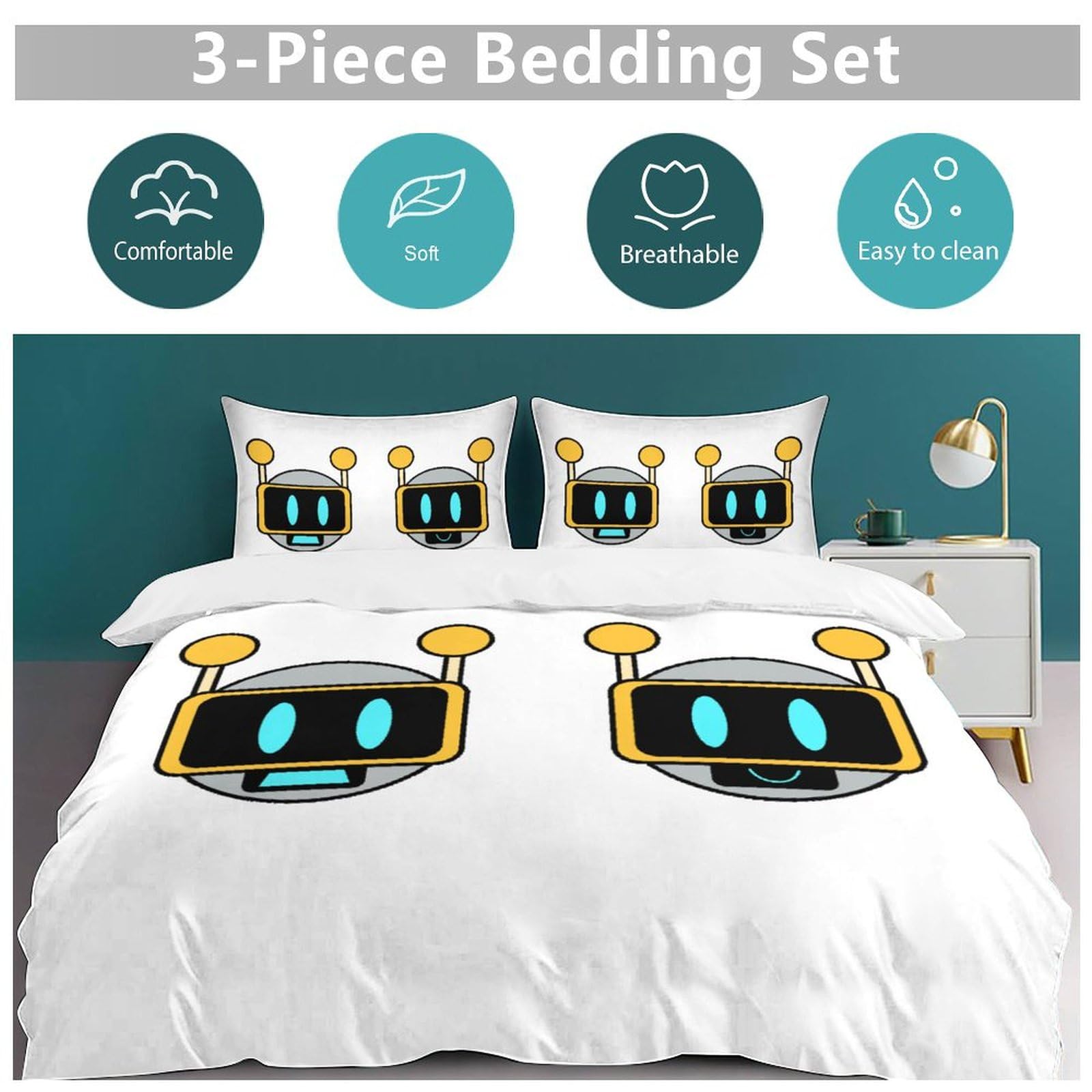 Amazon｜スプランキー Sprunki 寝具セット 掛け布団カバー 1 枚